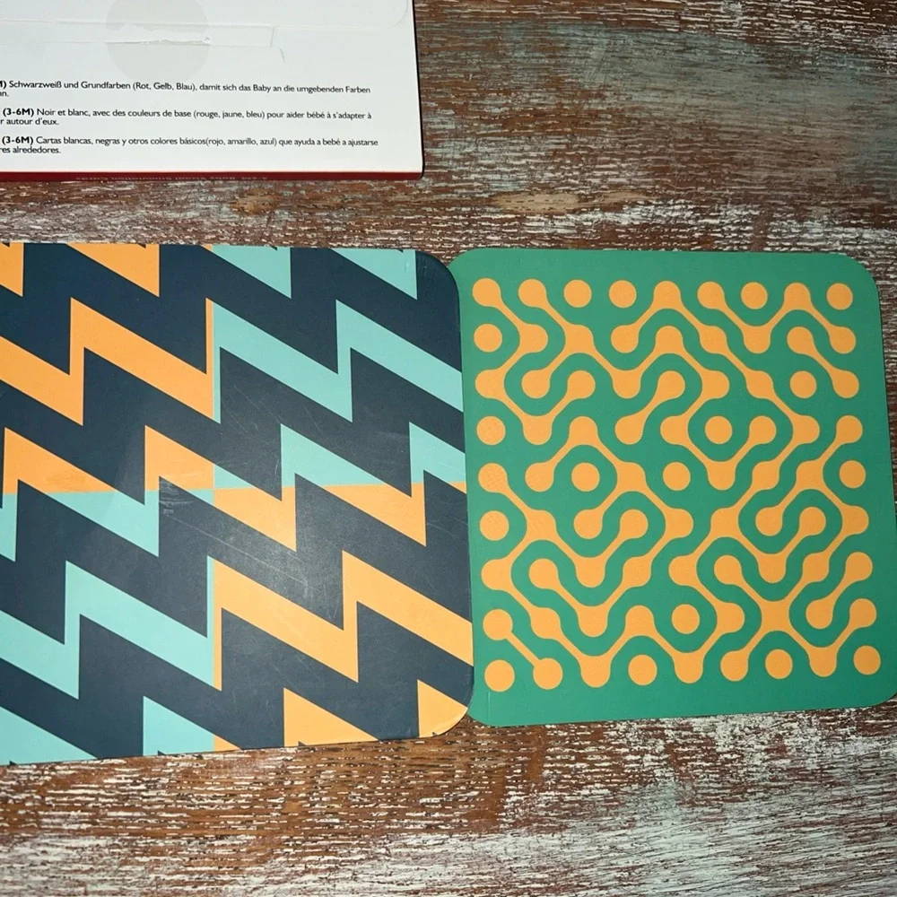 3 sets Beiens Visual Stimulation Cards 0-12 months Hand Eye Coordination